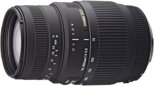 Sigma 70-300mm F4-5.6 DG Macro SLR Telephoto lens Black