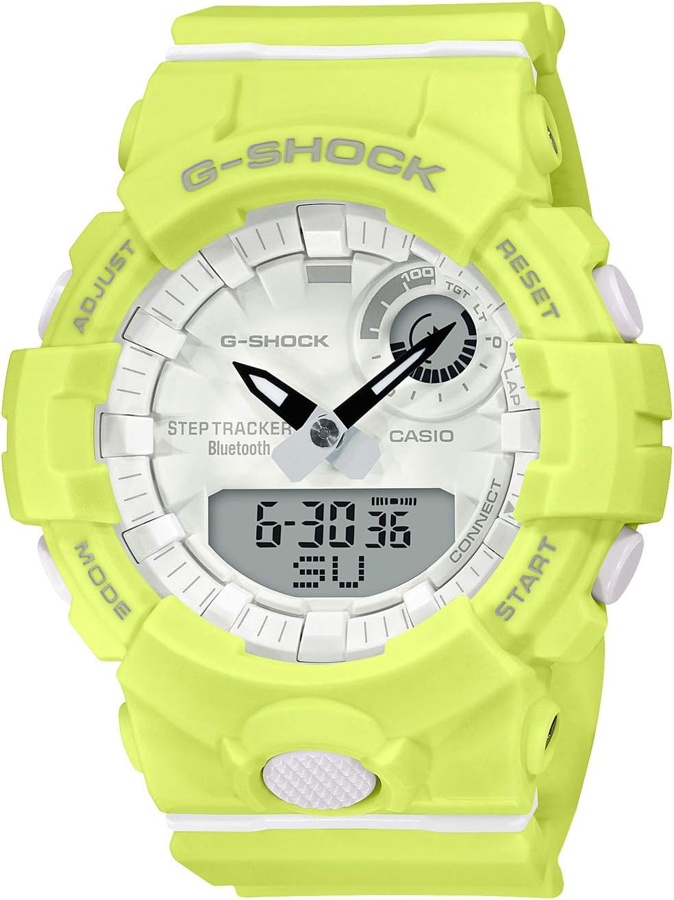 Casio GMA-B800 Wristwatch, GMA-B800, yellow, Combi