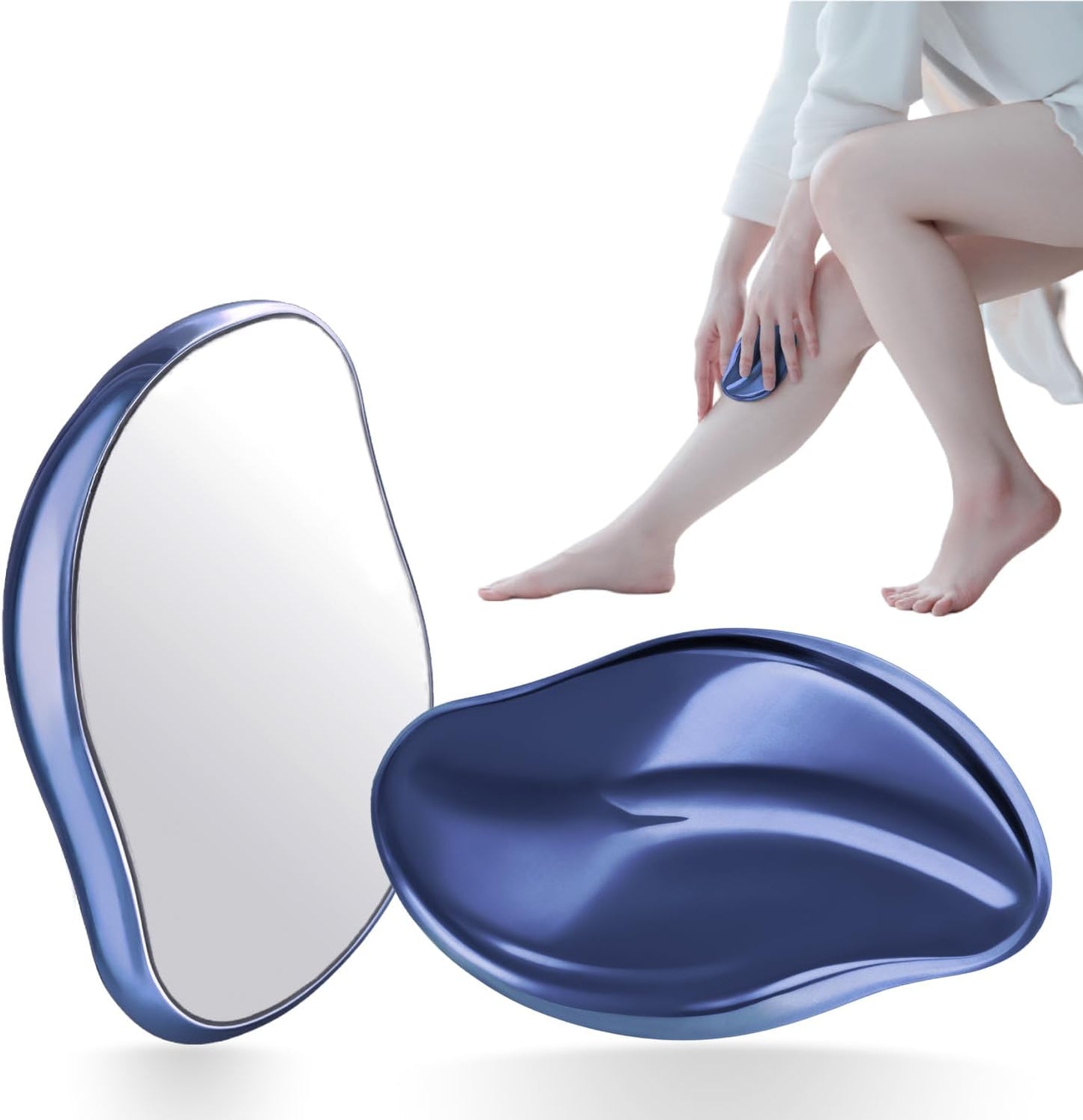 (2026 Industry Masterpiece) Hair Removal Device, Painless, Easy to Scrape Hair Removal, Nano Glass Technology, Supports Exfoliating Care, Physical Hair Removal, Unisex, Small, Lightweight, Compact