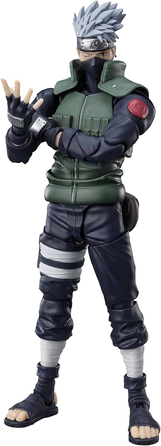 S.H. Figuarts Naruto Shippuden Kakashi Hatake -Heroes of the Famous Sharine-Eye - Approx. 6.3 inches (160 mm), ABS & PVC Pre-painted Action Figure