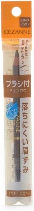 Cezanne Eyebrow Pencil with Brush olive brown