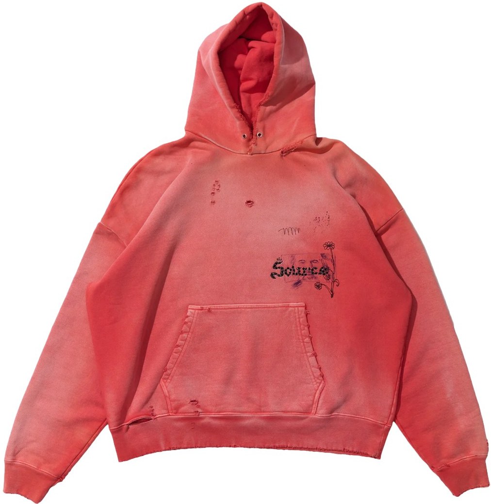 PALY 'SOURCE FAMILY' RED HOODIE