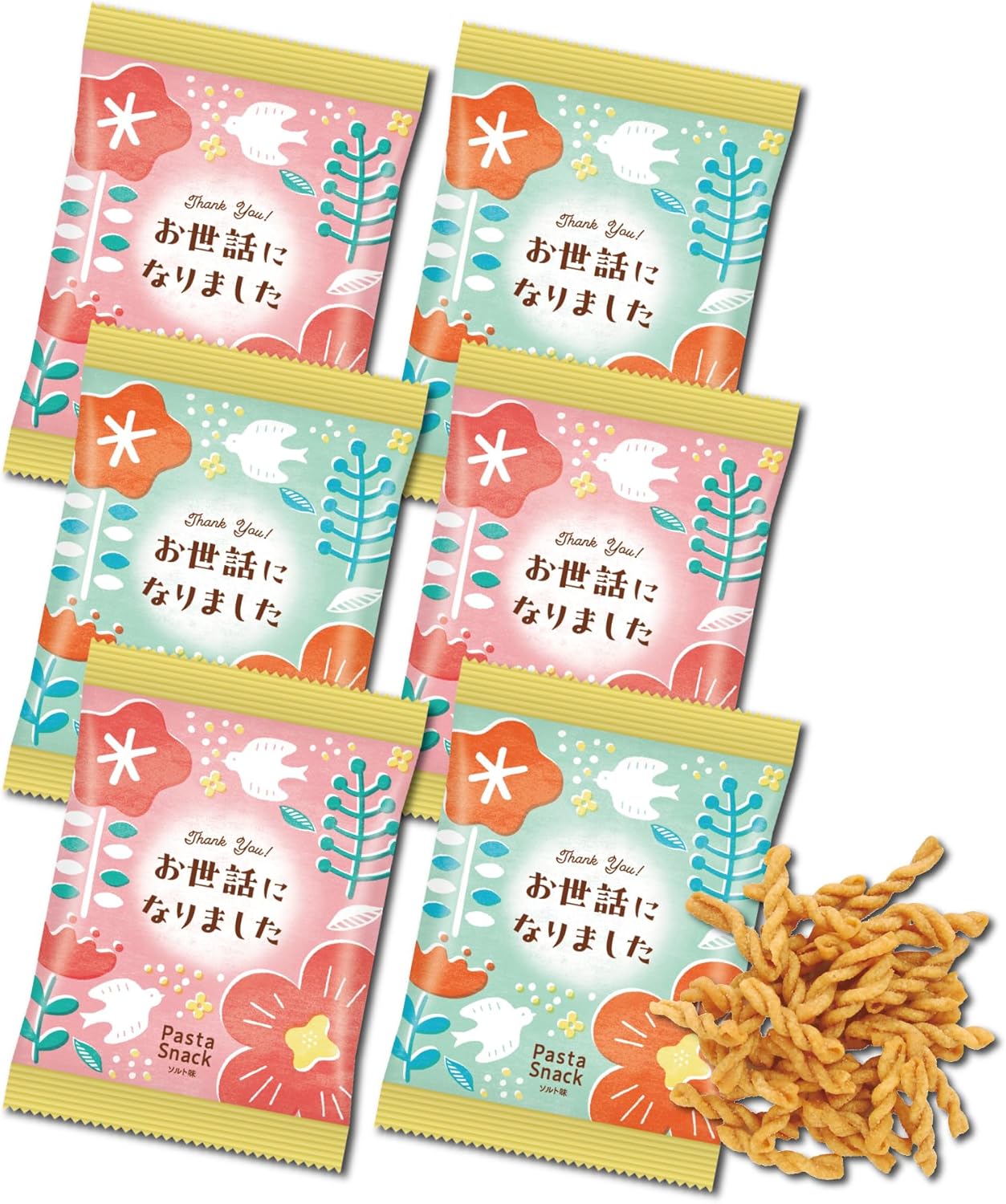 Sanshu Sohonpo Retirement Sweets, Individual Packaging, Assortment, Pasta Snacks, 6 Bags