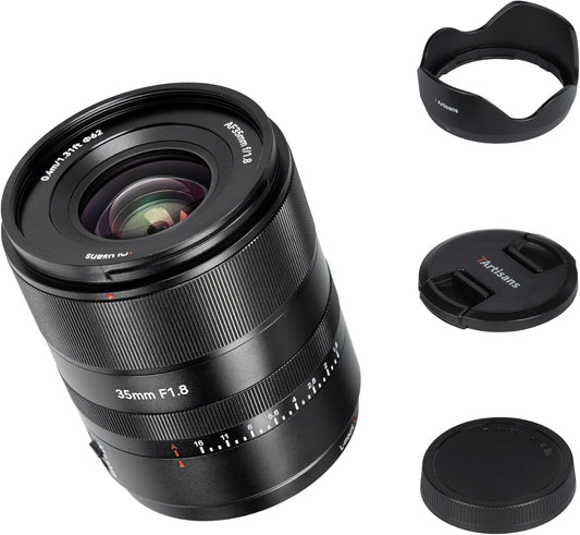 7artisans Autofocus 35mm F1.8 Full Frame Lens, F1.8 Large Aperture, Auto/Manual Compatible, Compatible with Leica/Panasonic S1, DC-S1, S5, DC-S5, LUMIX S9 Series and Sigma L-Series Mirrorless Cameras