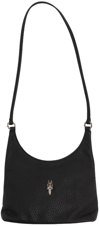 CHROME HEARTS 'DAGGER EMBELLISHED' VIV BLACK BAG