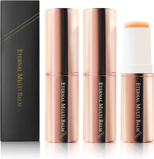 Korean Beauty Serum, Korean Cosmetics, Multi-Balm, Moisturizing, Drying, Stick Essence, Eye Balm, Eternal Multi-Balm, Moisturizing, Drying Countermeasure (Set of 3)