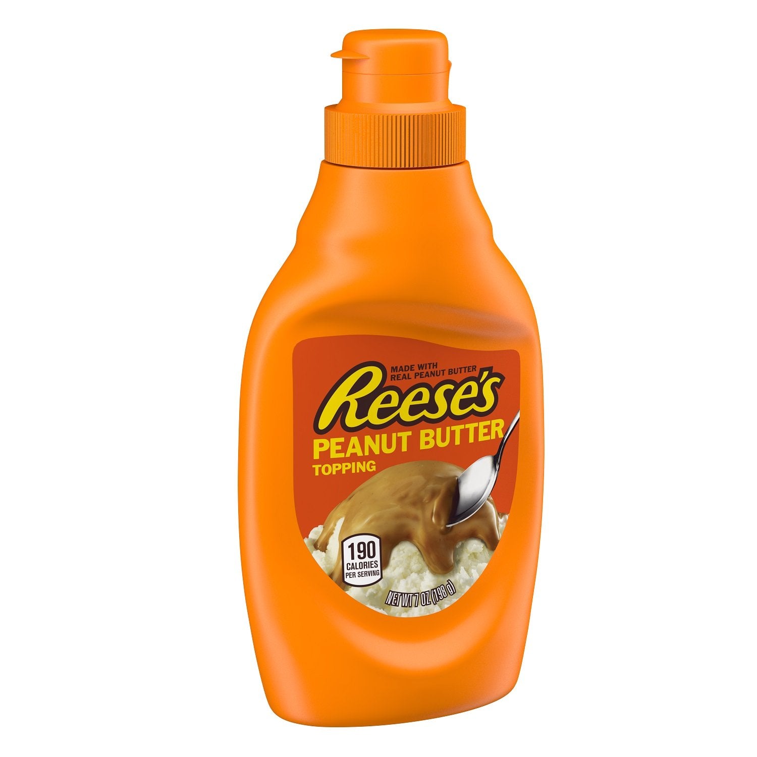 REESE'S Cobertura de mantequilla de maní, 7 onzas