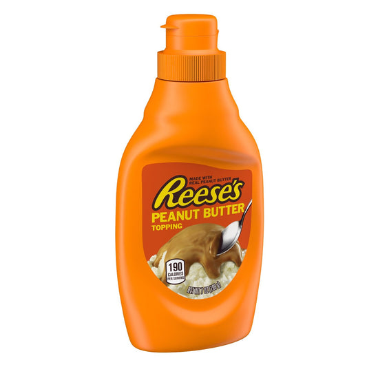 REESE'S Cobertura de mantequilla de maní, 7 onzas