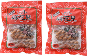【 Suzhou Lin 】 Soft Hemp Flower Twists, 7 pieces per bag / Nagasaki Souvenir x2 bags