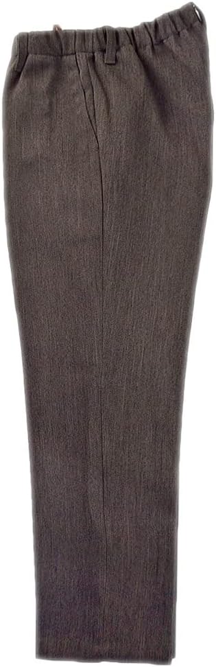 Slacks Men's Senior Full Elastic Waist Pants, Men's Trousers, Made in Japan