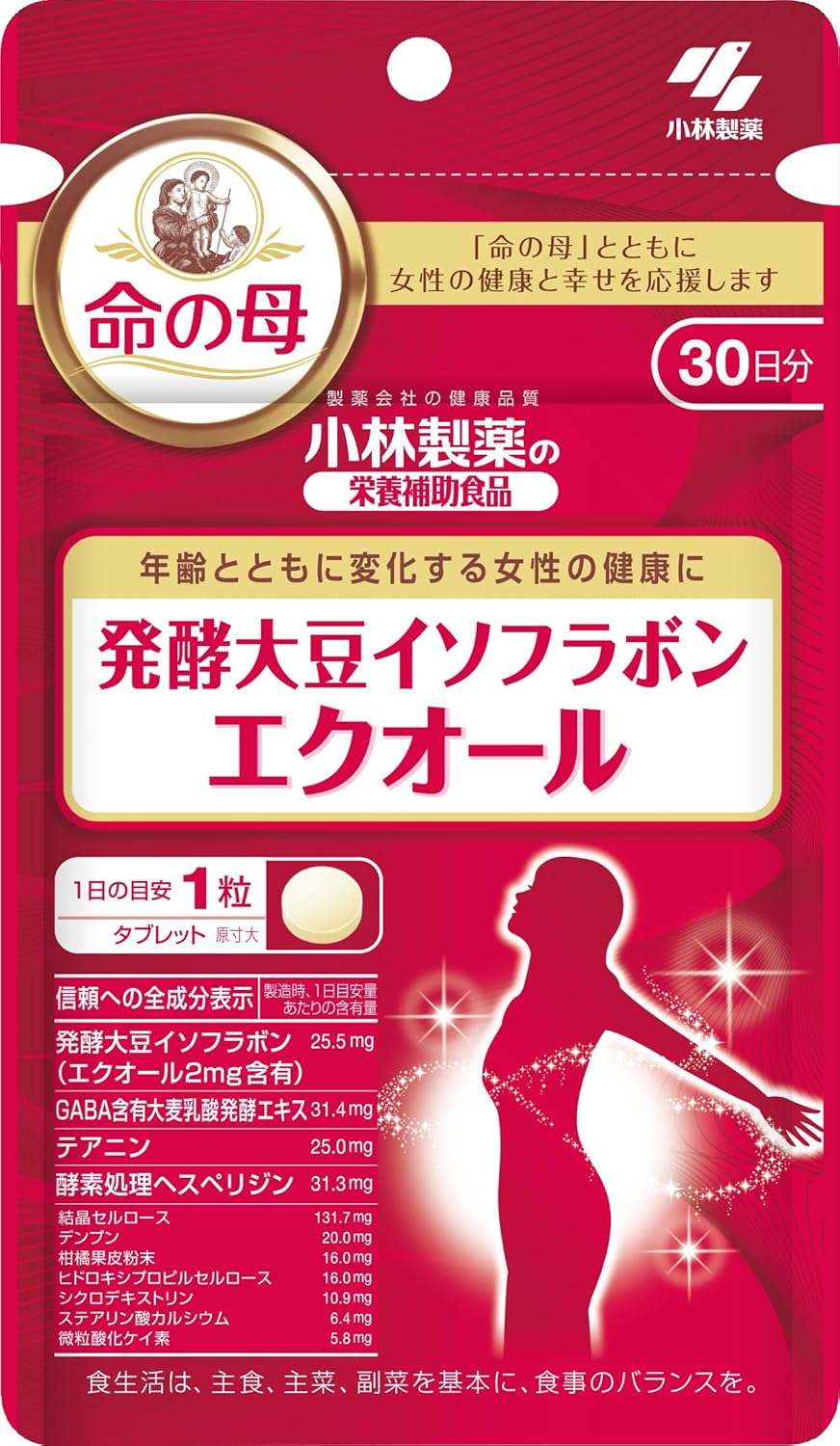 小林製薬の栄養補助食品 サプリメント 大豆イソフラボン [栄養補助食品 / 30粒 / 30日分 ]