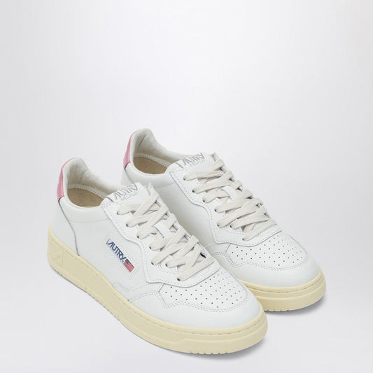 Autry Medalist White/Pink Sneaker - Image 1