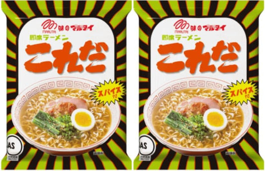 Instant Ramen "Koreda" Set of 2, Chicken Ramen, Soy Sauce Flavor, Local Ramen