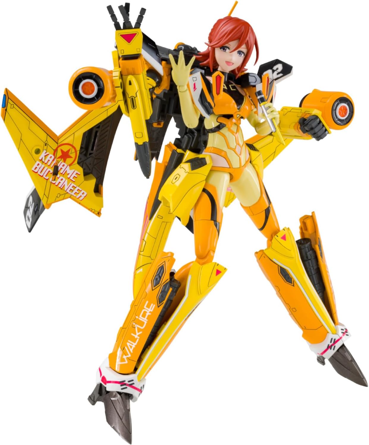 Aoshima Bunka Kyozai VFG Macross Delta VF-31J Siegfried Kaname Buccaneer Total Height Approx. 6.0 inches (152 mm), Color-coded Plastic Model MC-16 (Airplane)