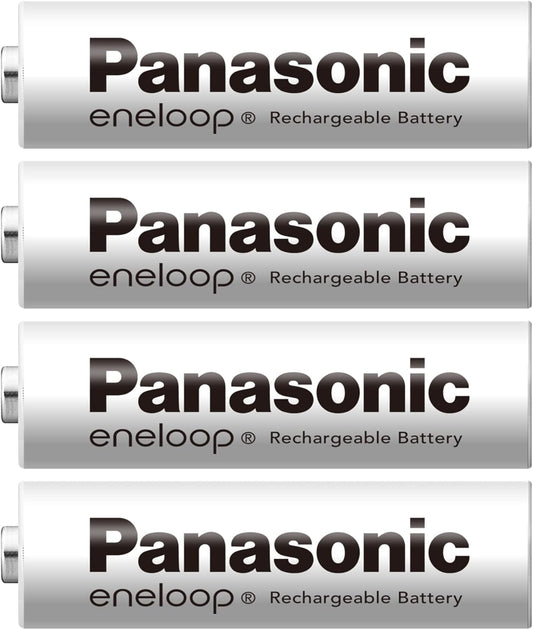 exclusive: Panasonic Eneloop Standard Model [Minimum capacity 2000mAh/Repeat times 600 times] AA Rechargeable Batteries 1.2V Nickel-Metal Hydride 4 Pack BK-3MCD/4HA