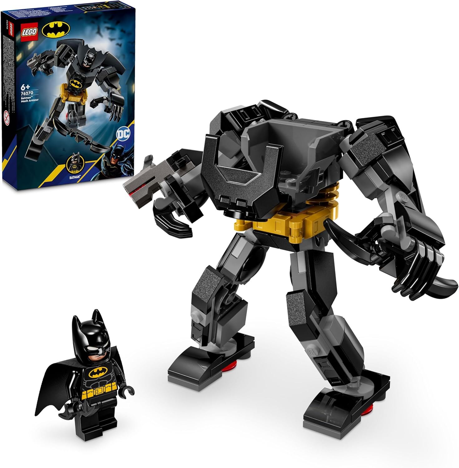 LEGO 76270 Super Heroes Batman Mech Suit, Toy, Birthday Present, Blocks, Educational, Boys, Girls, Children, 6, 7, 8, 9 Years, Figure, Merchandise