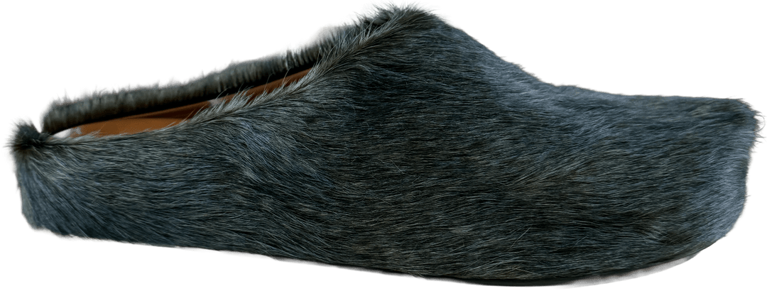 MARNI 'BLUE GREEN' SABOT SLIPPERS