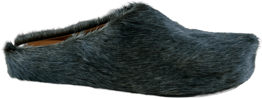 MARNI 'BLUE GREEN' SABOT SLIPPERS