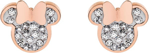 Disney Minnie Girls' Earrings, Stainless Steel, One Size, Jewellery Disney