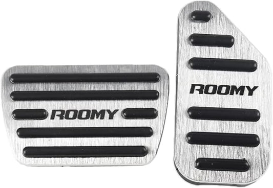 Compatible Toyota Rumi M900A/M910A Aluminum Pedal Cover, Brake Pedal, No Tools Required, Dedicated Logo, Easy Installation, Interior Custom Accessories, Scratch-Resistant, Stain Resistant,