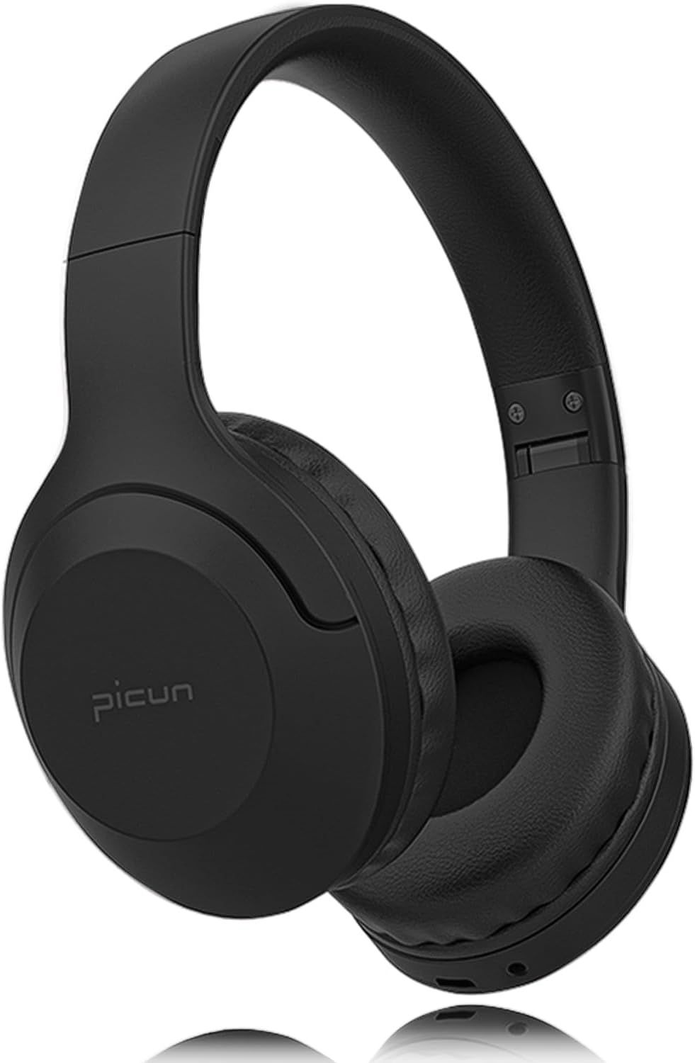 Picun Wireless Headphones, Over-Ear Headphones Upgraded Version Bluetooth V5.3 HiFi Stereo Closed-Back Heavy Bass No Latency Lightweight Foldable 40mm HD Driver Unit 50H Playback/Talking Noise