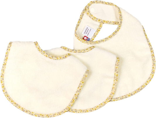 Bloom Imabari Fit-Use Baby Bib Bib with Snap Buttons, 100% Cotton, Made in Japan