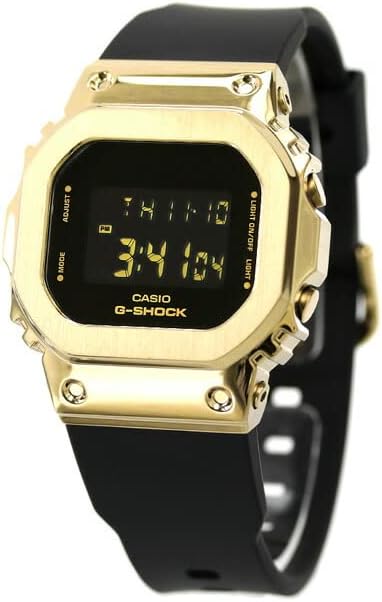 Casio G-Shock GM-S5600GB-1 Digital Quartz Ladies Watch, Black