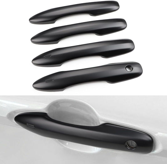 Marchfa Compatible Toyota Prius 50 Series & Yaris Cross & Yaris & Harrier 80 Series Door Handle Cover Door Handle Cover (No Tape Required) Exterior Knob Cover Full Cover Type Coverable Type with Smart