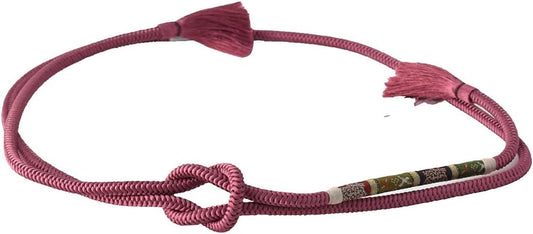 Nagomiya Obi Fastening, Made in Japan, Pure Silk Belt Banded Dragon Village, Regular Scale, Traditional Crafts, Kyoto Braid, Western Corner Set, Cut Tassel, Women's