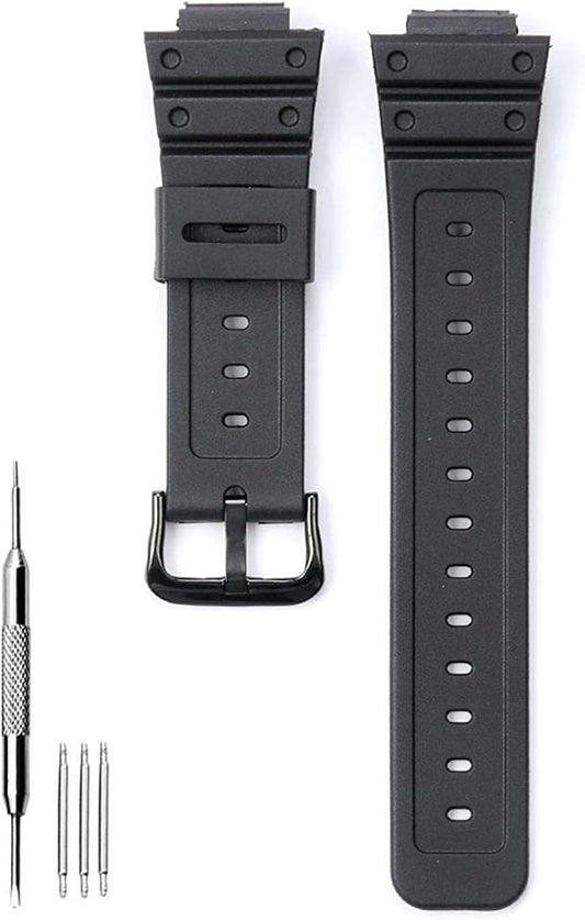 [smine] G-shock G-Shock Belt Replacement Band with Dedicated Tools and Spring Bars DW-5600 DW-6900 G-5600 DW-5000-1JF DW-5700-1JF G-5600RB-1JF G-5700RB-1JF G-5700-1JF G-5700-1JF 10512401 Compatible