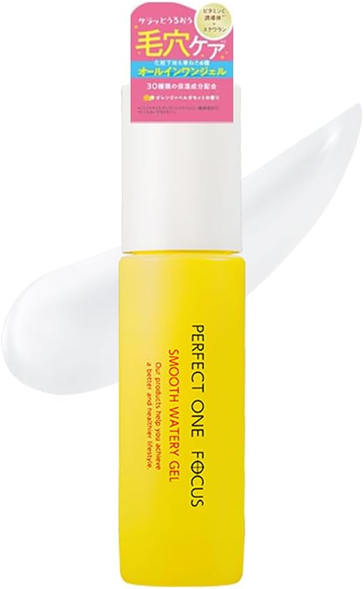 Perfect One Focus Smooth Water Gel 3.2 oz (90 g) (Single Item), For Normal & Mixed Skin, All-in-One Lotion, Milky Lotion, Moisturizing, Pore Care, Perfect One FOCUS
