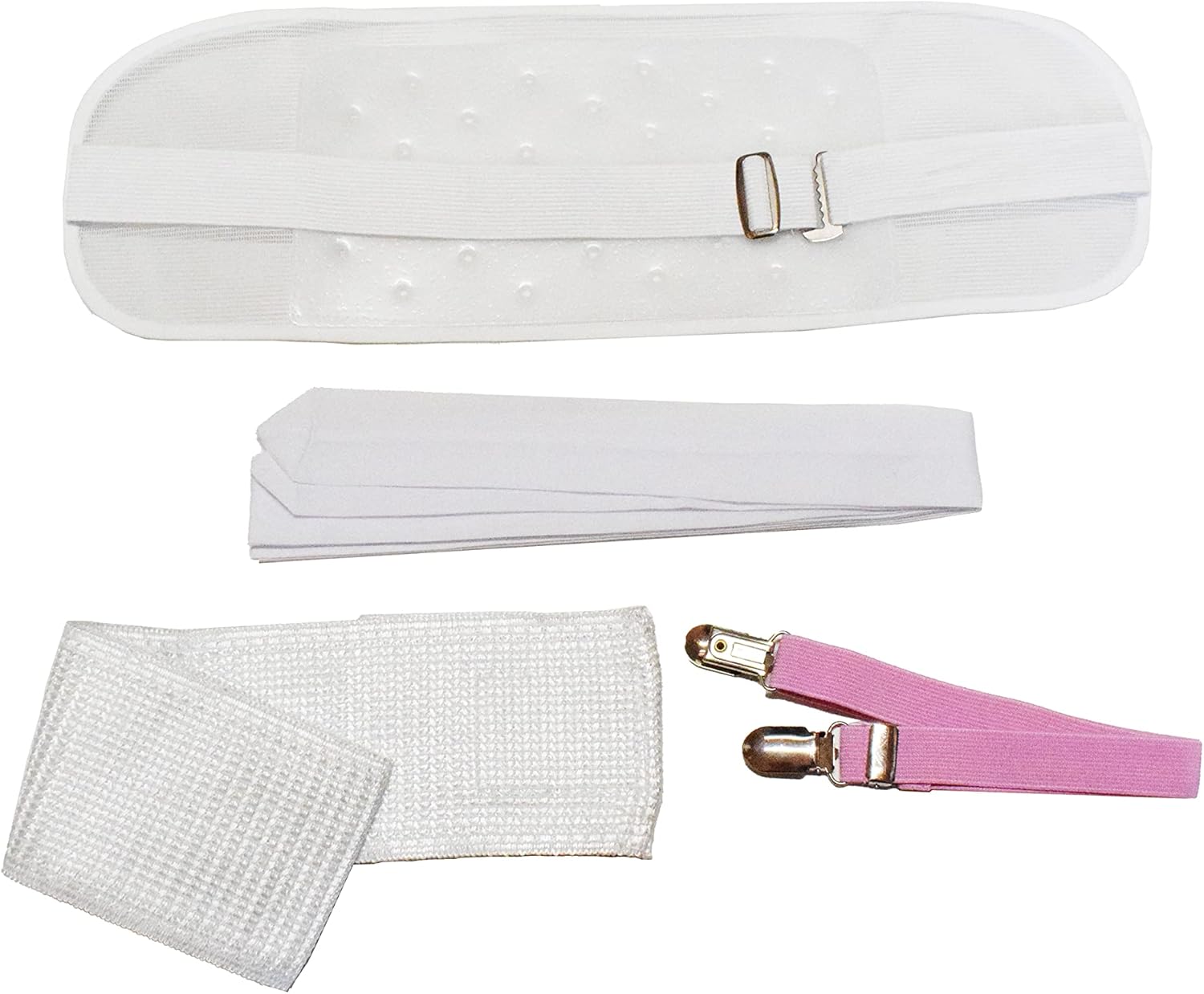 GOQ 2023 Women's Yukata Dressing Set, 4 Pieces, White, white