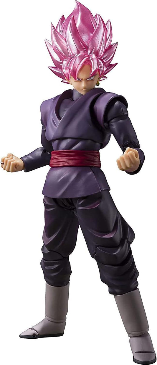 S.H. Figuarts Dragon Ball Series Goku Black - Super Saiyan Rosé - (Resale Version), Approx. 5.5 inches (140 mm), PVC & ABS Pre-painted Action Figure