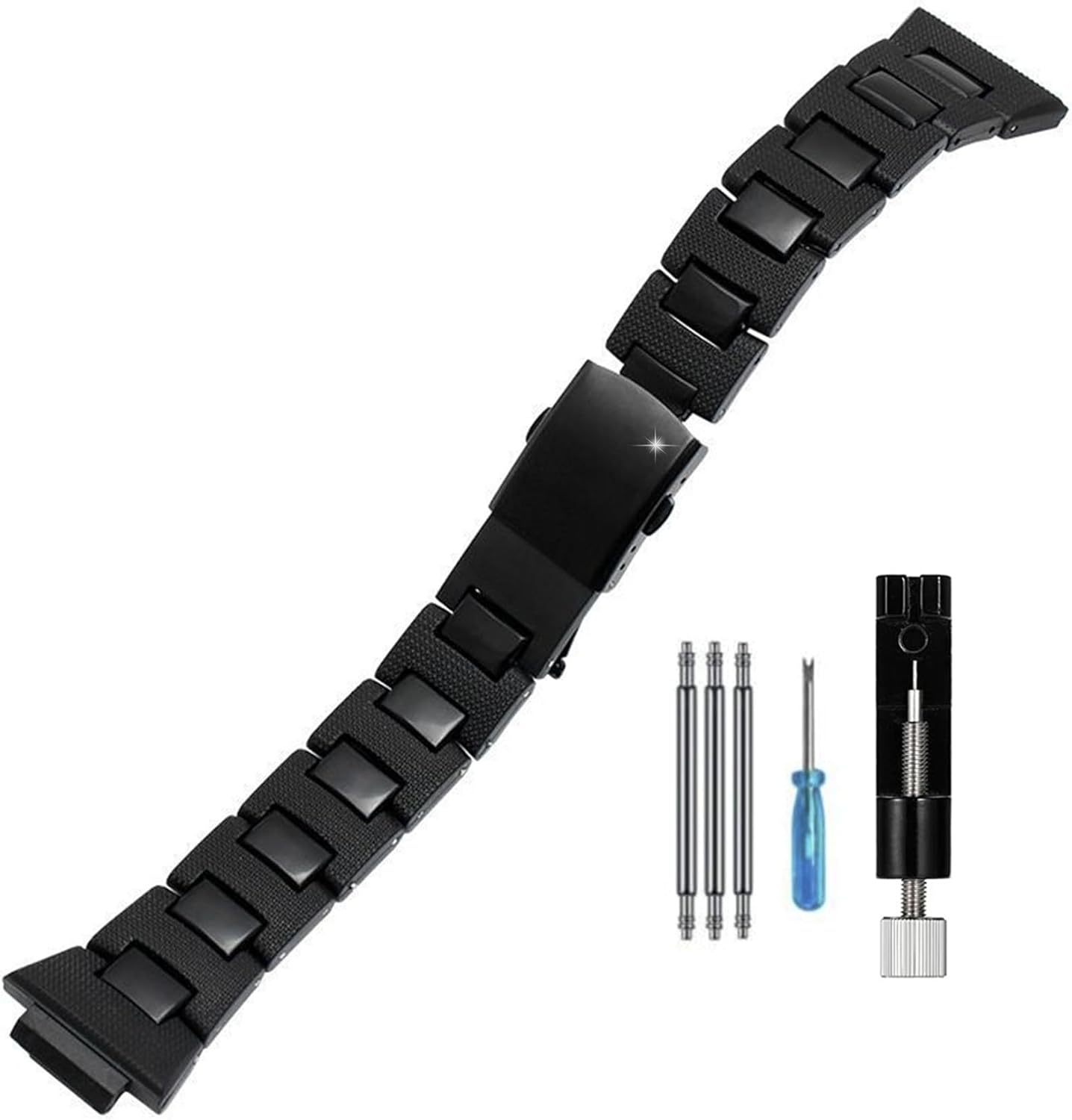 [JUSUTEK] Popular Lightweight Plastic Watch Band Strap For G-SHOCK Compatible DW-5600/5000/5035/5025/GW-M5610/B5600/GA110/2100 16MM Width Resin Hypoallergenic Custom Men's Watch Modification