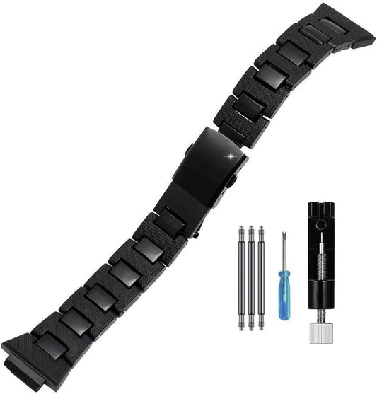 [JUSUTEK] Popular Lightweight Plastic Watch Band Strap For G-SHOCK Compatible DW-5600/5000/5035/5025/GW-M5610/B5600/GA110/2100 16MM Width Resin Hypoallergenic Custom Men's Watch Modification
