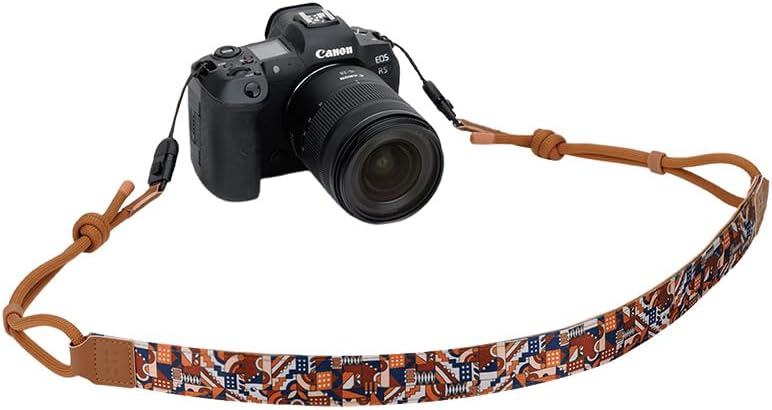 JJC Camera Strap PU Leather Camera Neck Strap Stylish Cute for Women Canon EOS R50V R50 R10 R100 Fujifilm X100VI X-T30 II Sony ZV-E10 Nikon Nikkor Z fc SLR Mirrorless Compact Camera Comfort