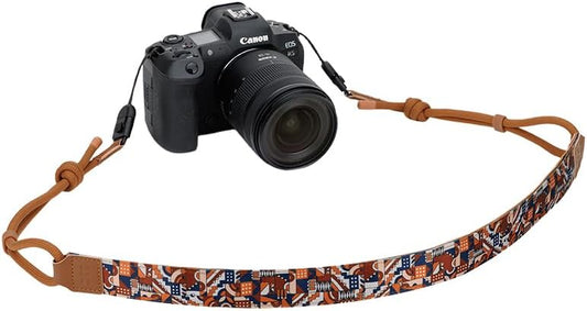 JJC Camera Strap PU Leather Camera Neck Strap Stylish Cute for Women Canon EOS R50V R50 R10 R100 Fujifilm X100VI X-T30 II Sony ZV-E10 Nikon Nikkor Z fc SLR Mirrorless Compact Camera Comfort