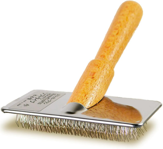 Round Top Pin Pet Brush, Made in Japan, Slicker Brush, Professional, Fluffy, Health, Brushing Type (Small)
