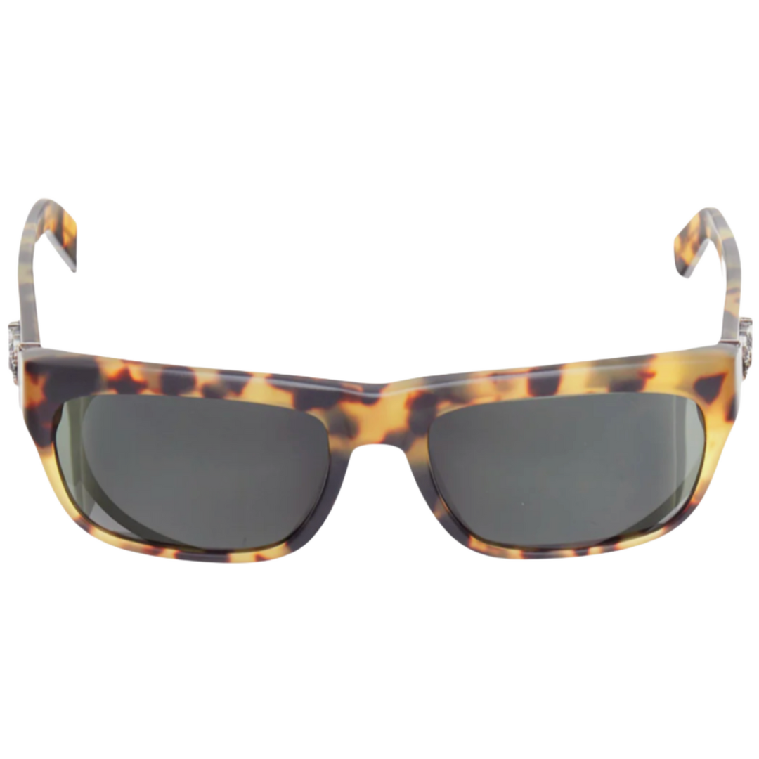 CHROME HEARTS 'TORTOISE' SUNGLASSES WITH CAMO CASE