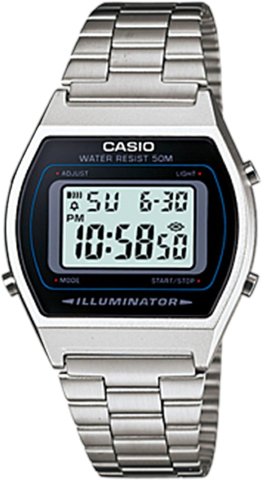 Casio B640WD-1A Digital Standard Wristwatch, Silver/Black, Parallel Import [Watch], Bracelet Type