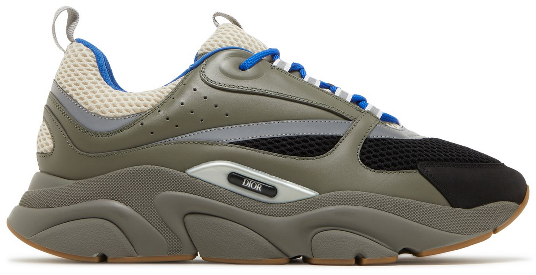DIOR B22 'BLACK OLIVE BLUE' SNEAKERS