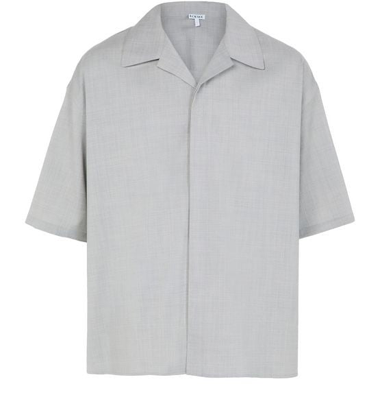 LOEWE Short sleeve shirt in wool - Image 1