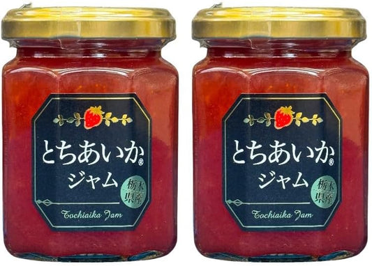Tochi Aka Jam, Made in Tochigi Prefecture, 5.5 oz (155 g) x 2, Tochigi Limited Edition, Local Gift, Souvenir
