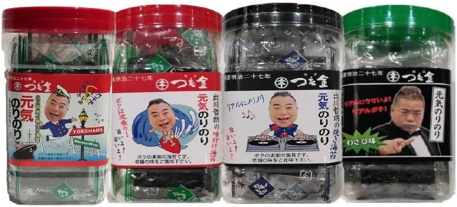 Yokohama Souvenir, Tetsuro Dekawa's Cheerful Glue Variety Set (Goodies Original), Tsutakin Shop Order, Gift, Seaweed, New Year's Festival, Homecoming Souvenir, Present, Celebration, Variety Set
