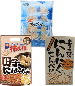 Tohoku Limited Aomori Tako Garlic Cracker Assorted Snacks Set