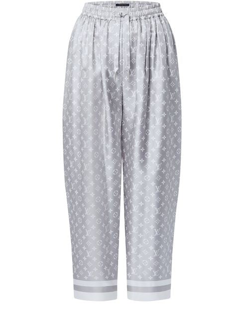 LOUIS VUITTON Monogram Foulard Baggy Pajama Pants - Image 1