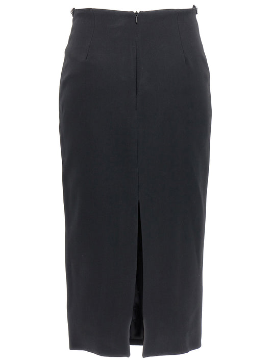 David Koma 'Puffer Circle Embroidery' Skirt - Image 1