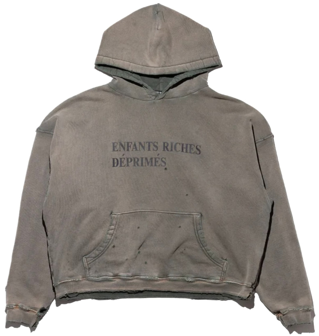 ENFANTS RICHES DÉPRIMÉS 'OLIVE WASH' HOODIE