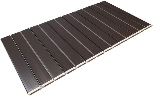 Topre L14 Folding Bath Lid, Antibacterial, Ag+ Composite, Made in Japan, 29.5 x 54.7 inches (75 x 139 cm), Brown