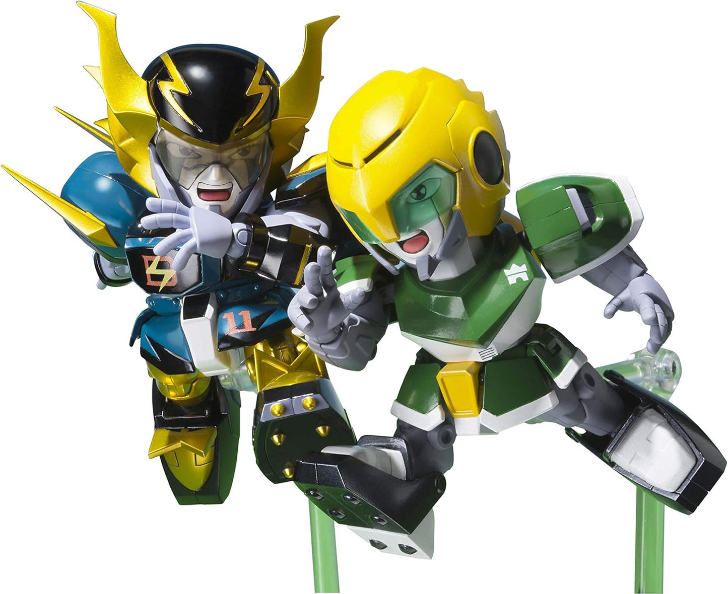 TAMASHII NATIONS Super Alloy Iron Leaguer Mach Windy & Gold Foot, Approx. 3.1 inches (80 mm), Die-cast & PVC & ABS Pre-painted Action Figure